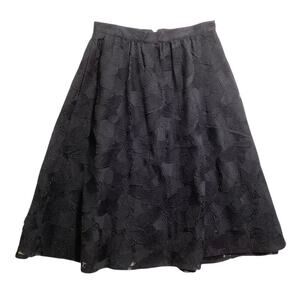 Sam Edelman Spring Dream Black Skirt Size